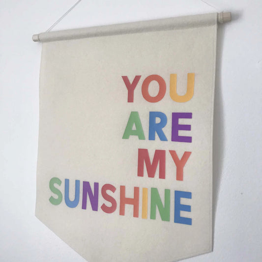 You Are My Sunshine Felt Sign