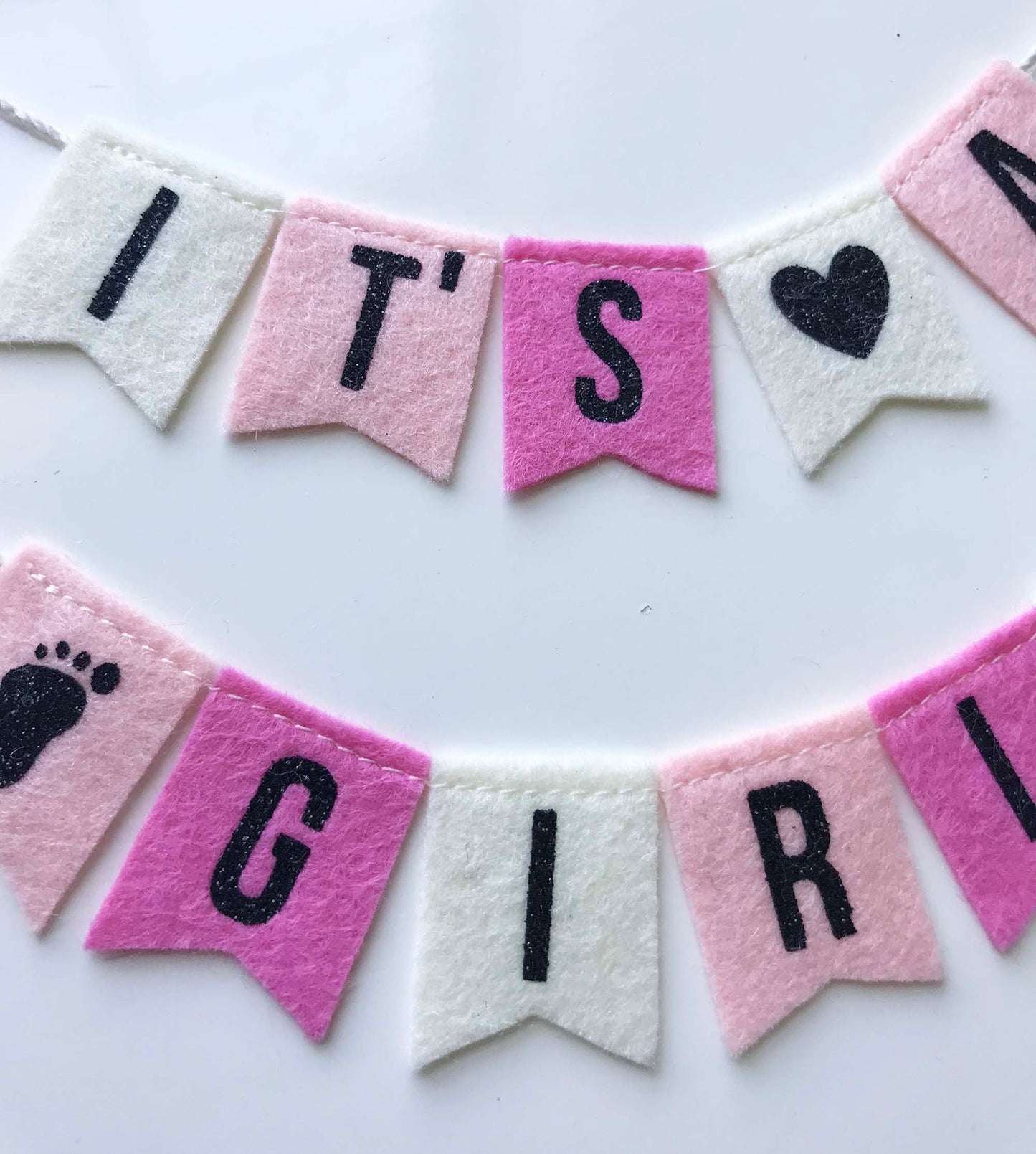 It's a Girl Cake Banner