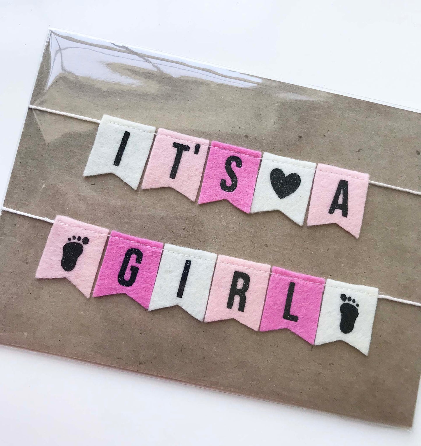 It's a Girl Cake Banner