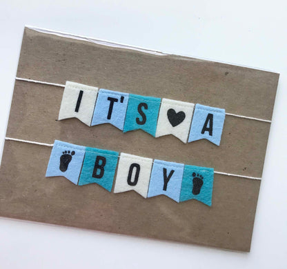 It's a Boy Cake Banner