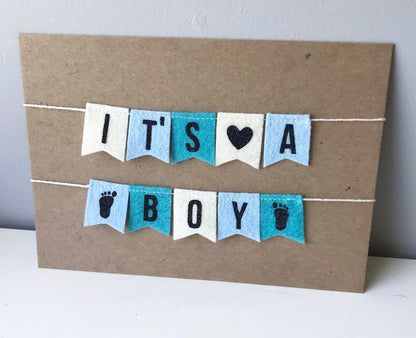 It's a Boy Cake Banner