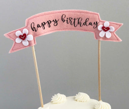 Happy Birthday Cake Topper